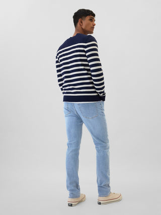 Jeans Slim Fit con Bolsillos