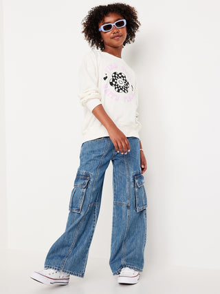 Jeans Denim Cargo, Niña