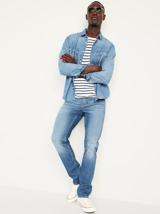 Jeans Skinny con Bolsillos