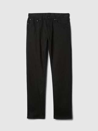 Jeans Recto Talle Medio con Bolsillos