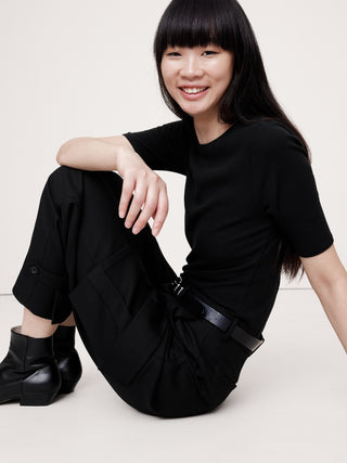 Camiseta Manga Corta de Algodón