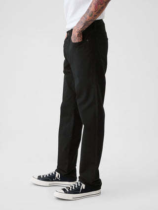 Jeans Recto Talle Medio con Bolsillos