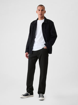 Jeans Recto Talle Medio con Bolsillos
