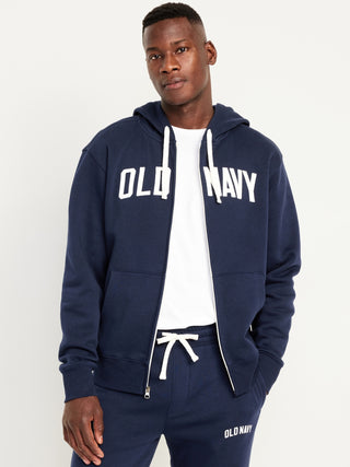 Sudadera Oversize con Zipper y Logo Delantero