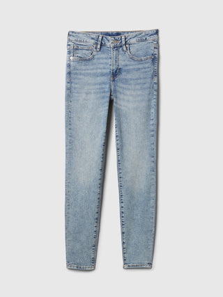 Jeans Skinny Talle Medio con Bolsillos