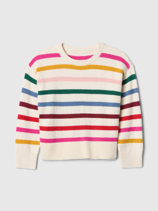 Sudadera Cuello Redondo de Rayas, Bebé