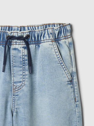 Jeans Corte Holgado con Cintura Elástica, Niño