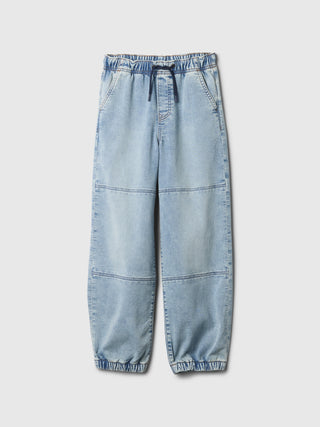 Jeans Corte Holgado con Cintura Elástica, Niño