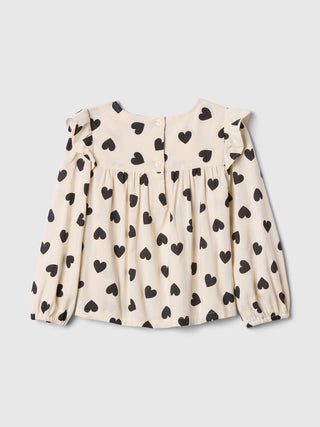 Blusa Manga Larga con Volantes, Bebé