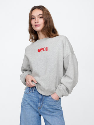 Sudadera Cuello Redondo con Gráfico