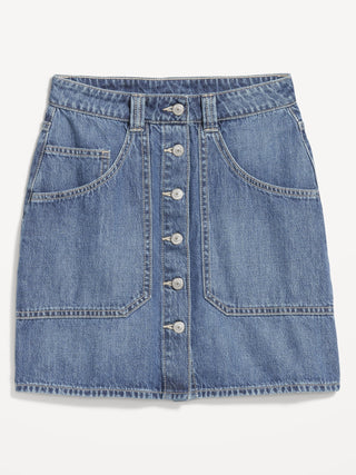 Enagua Denim con Botones