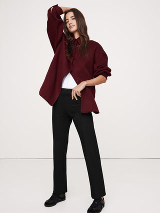 Pantalón Talle Alto con Cintura Elástica