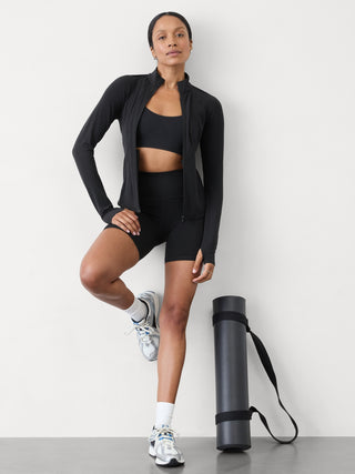 Salutation Chaqueta Deportiva con Zipper y Bolsillos