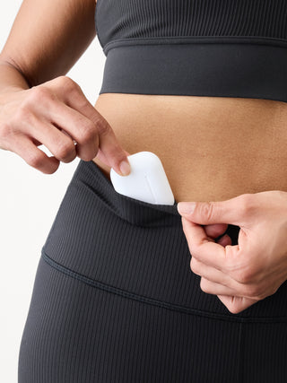 Transcend Legging Talle Alto con Bolsillo