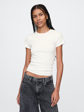 Camiseta Ajustada Manga Corta