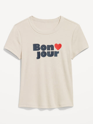 Camiseta Manga Corta con Gráfico