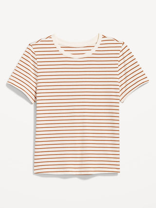 Camiseta Manga Corta Estampado Rayas