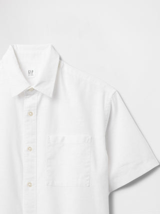 Camisa Manga Corta de Lino, Niño