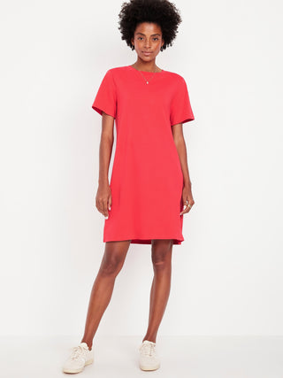 Vestido Manga Corta de Algodón