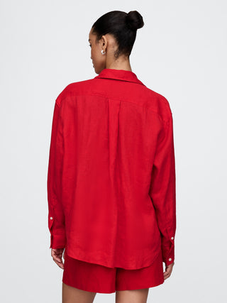 Camisa Manga Larga de Lino