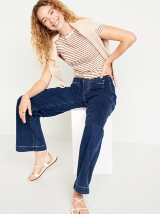 Camiseta Manga Corta Estampado Rayas