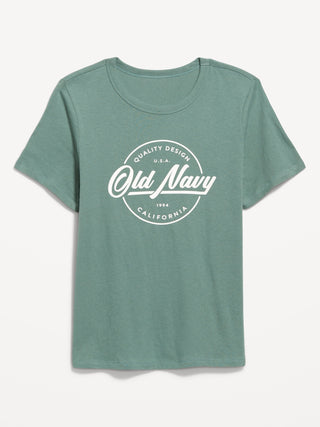 Camiseta Manga Corta con Logo de Algodón