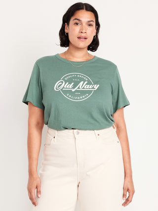 Camiseta Manga Corta con Logo de Algodón