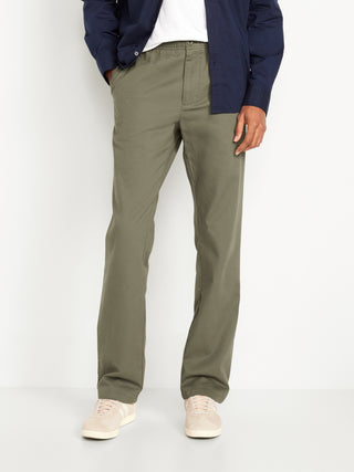 Pantalón Recto Talle Alto con Bolsillos