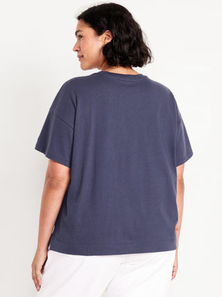 Camiseta Manga Corta con Logo de Algodón