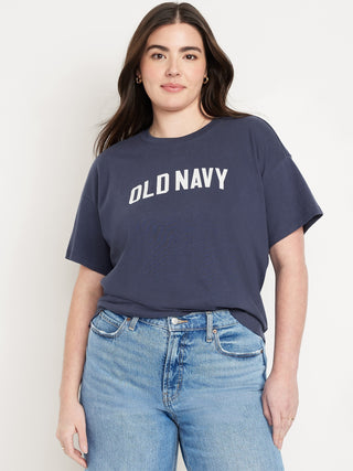 Camiseta Manga Corta con Logo de Algodón