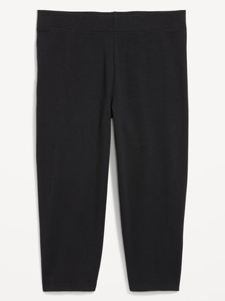 Legging Capri con Cintura Elástica de Algodón