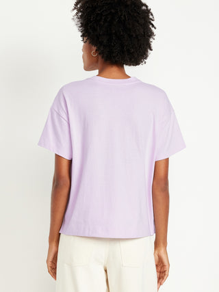 Camiseta Manga Corta con Gráfico de Algodón