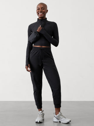 Pantalón Deportivo Talle Medio con Bolsillos