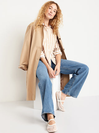 Camisa Manga Larga Estampado Rayas