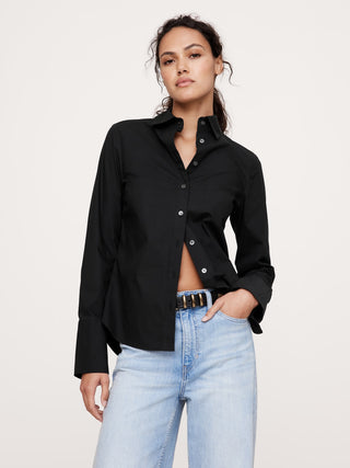 Camisa Manga Larga de Algodón
