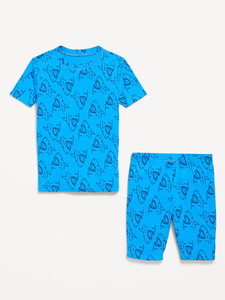 Set de Pijama 2 Piezas con Estampado Tiburones, Niño