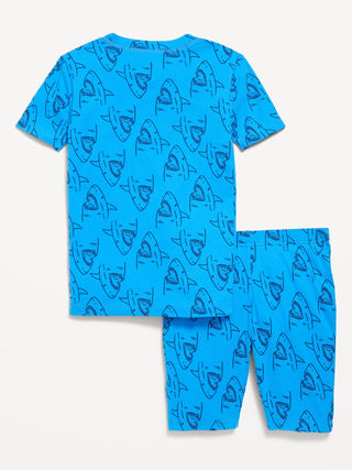 Set de Pijama 2 Piezas con Estampado Tiburones, Niño