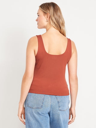 Blusa de Tirantes con Escote Cuadrado