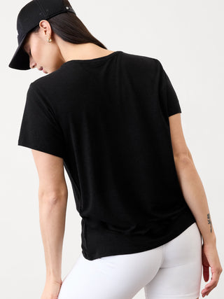 Camiseta Cuello Redondo de Lino