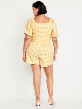 Enagua con Cintura Elástica Estampado
