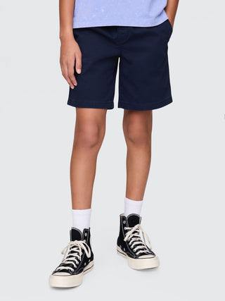 Short con Cintura Elástica de Algodón, Niño