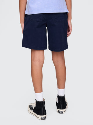 Short con Cintura Elástica de Algodón, Niño