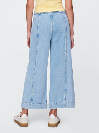 Jeans Talle Alto con Cintura Elástica, Niña