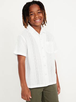 Camisa Manga Corta con Bolsillo, Niño