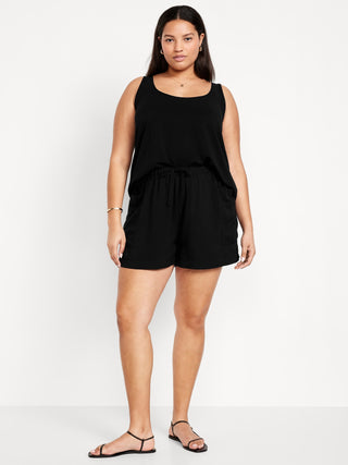 Short Talle Alto con Cintura Elástica