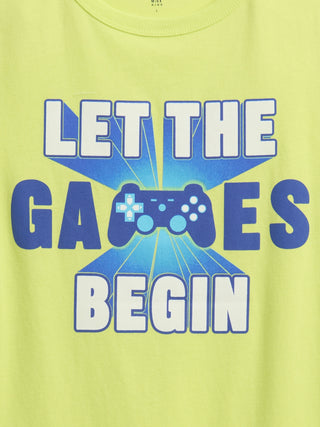 Camiseta Manga Corta con Gráfico, Niño