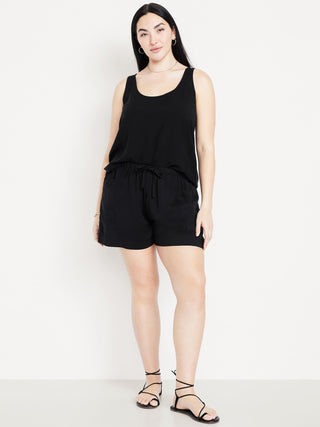 Short Talle Alto con Cintura Elástica