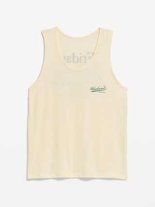 Camiseta sin Mangas con Gráfico Delantero, Hombre
