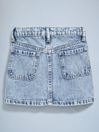 Enagua Denim con Detalle de Botones, Bebé