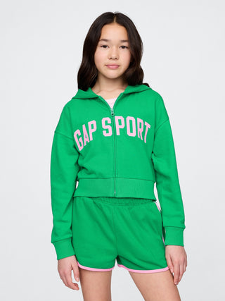 Sudadera con Zipper y Logo Delantero, Niña